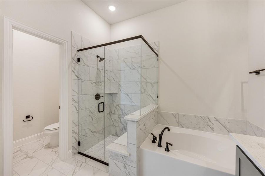 Furnished interior view inside a new home in Coyote Crossing, Godley (Image 19).