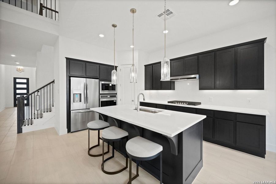 Furnished interior view inside a new home in Davis Ranch, San Antonio (Image 8).