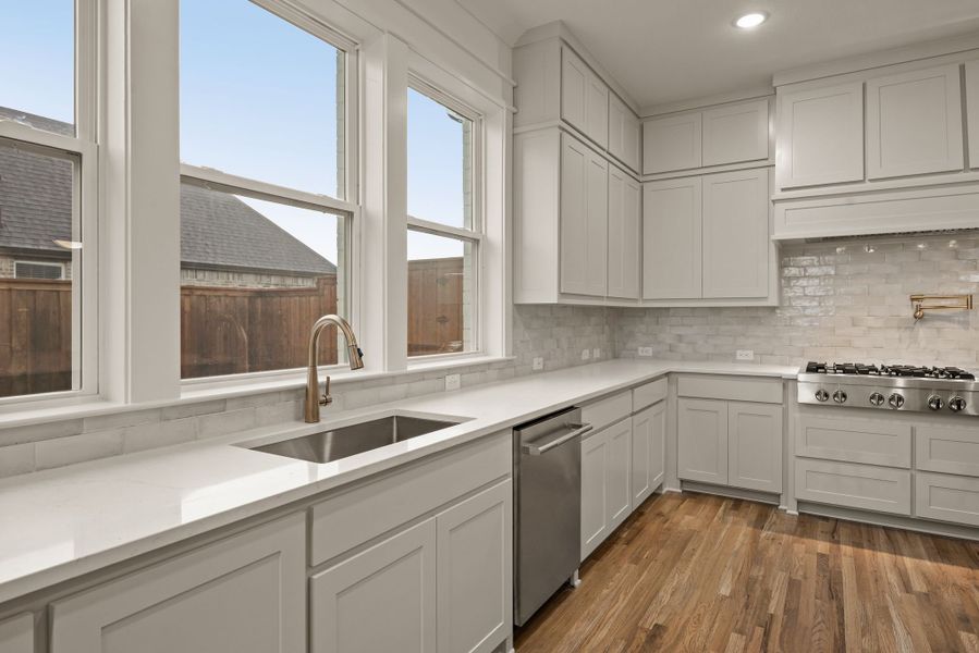 Furnished interior view inside a new home in NorthGlen, Haslet (Image 9).