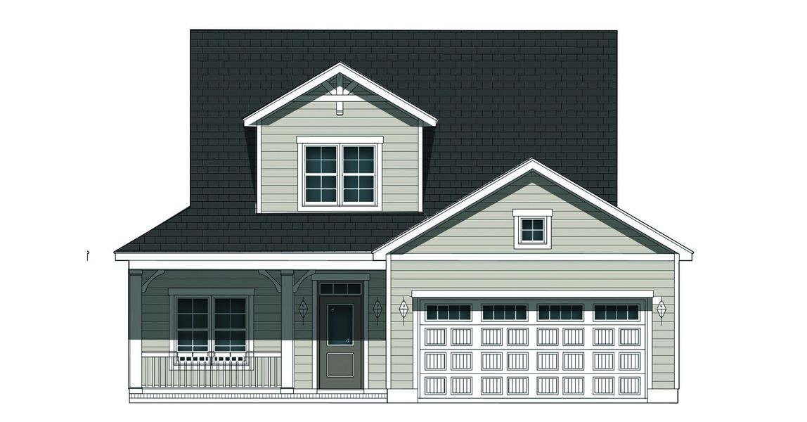 Exterior rendering of this home design in Sidbury Landing, Wilmington, NC (Image 1). Exterior rendering of this home design in Sidbury Landing, Wilmington, NC (Image 1).