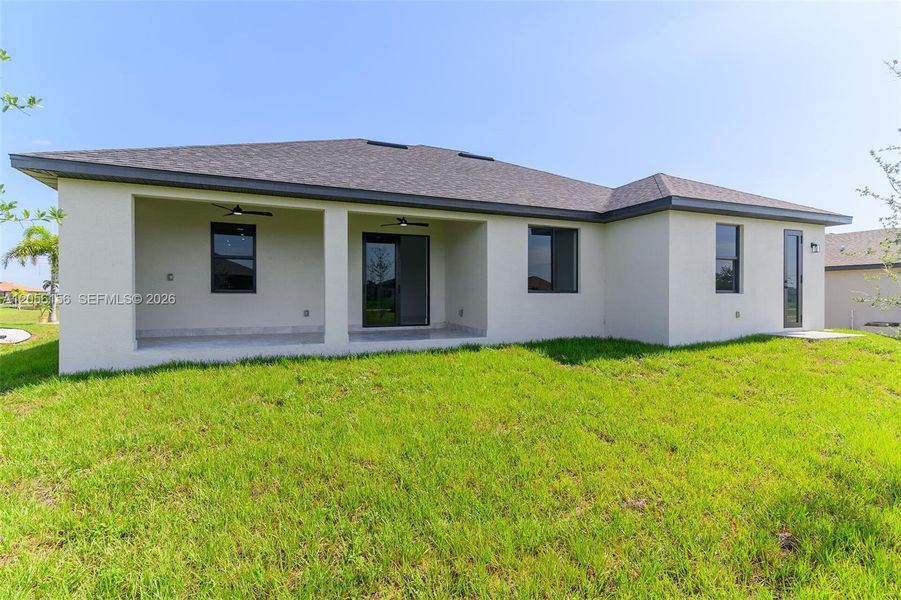 Exterior details and patio area of a home in , Cape Coral (Image 3). Exterior details and patio area of a home in , Cape Coral (Image 3).
