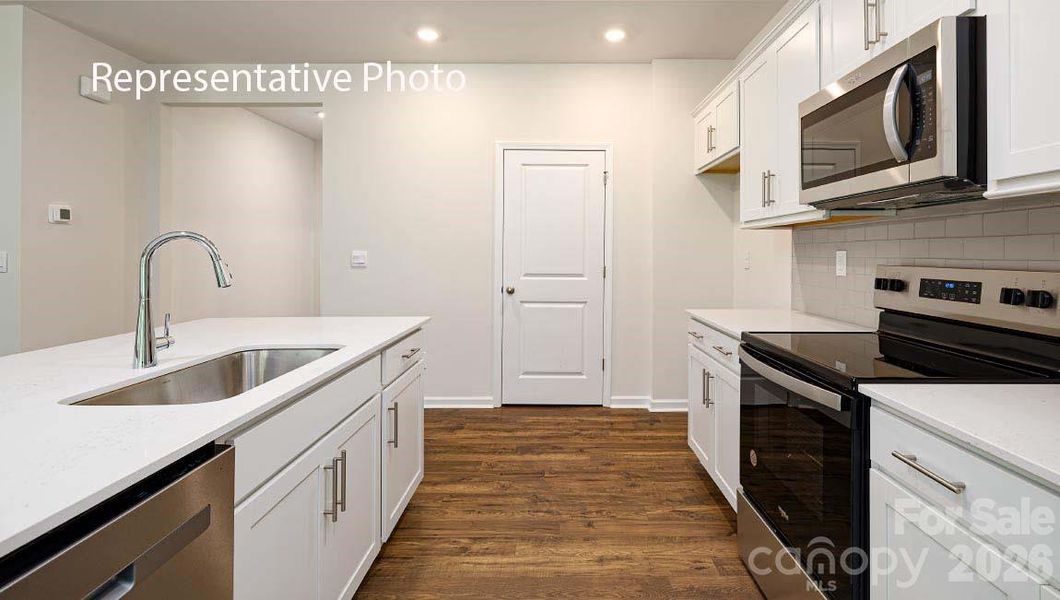 Furnished interior view inside a new home in Clark Creek Landing, Lincolnton (Image 3).