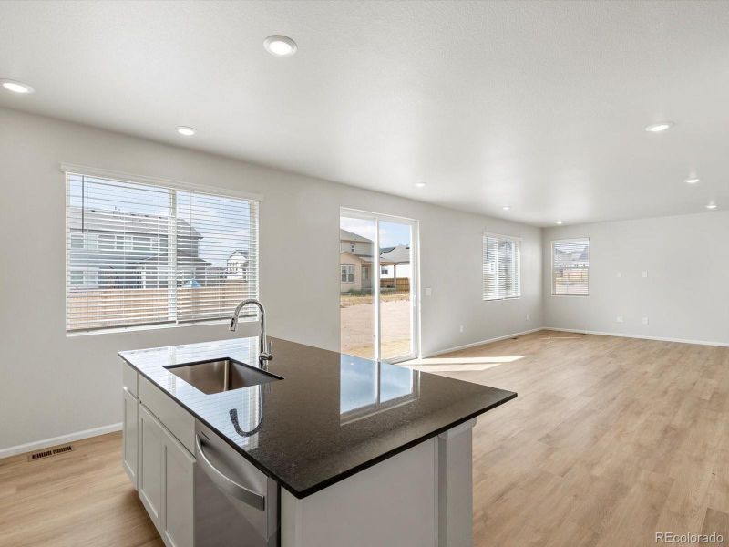 Furnished interior view inside a new home in Revere at Johnstown, Johnstown (Image 11). Furnished interior view inside a new home in Revere at Johnstown, Johnstown (Image 11).