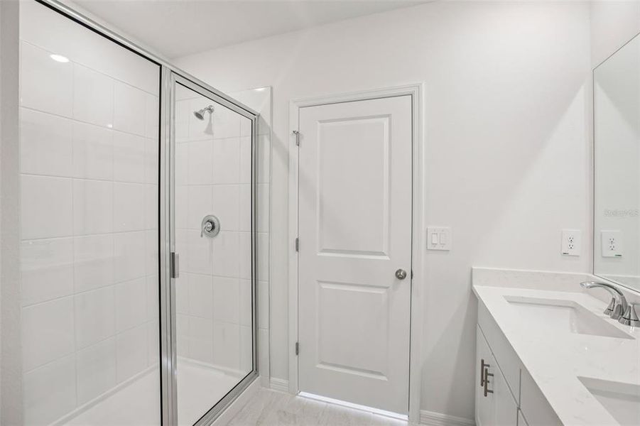 Furnished interior view inside a new home in Two Rivers - Classic Series, Zephyrhills (Image 13).