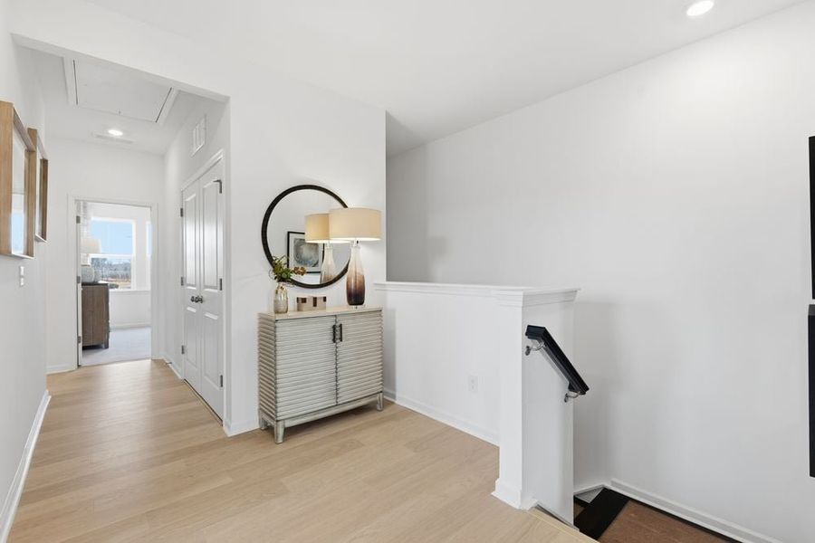 Furnished interior view inside a new home in Terraces at the Exchange, Indian Land (Image 10).