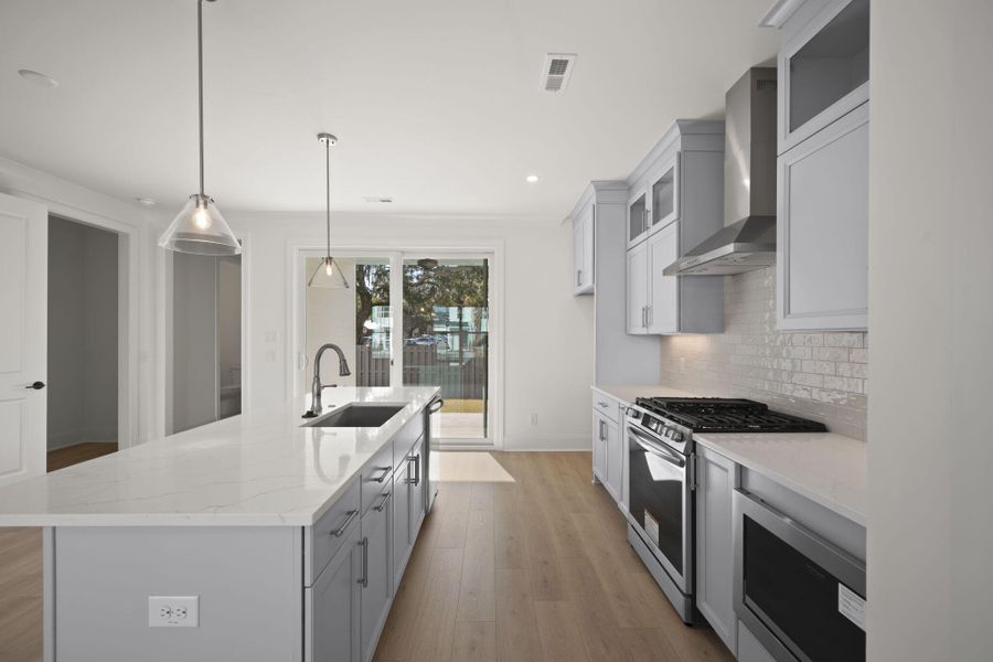 Furnished interior view inside a new home in , Johns Island (Image 8).