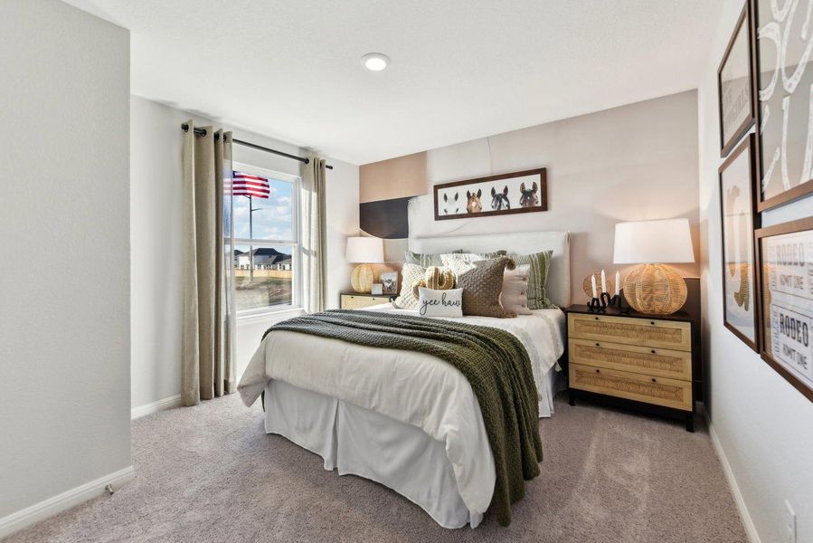 A restful chamber with a well-lit window, perfect for quiet mornings.