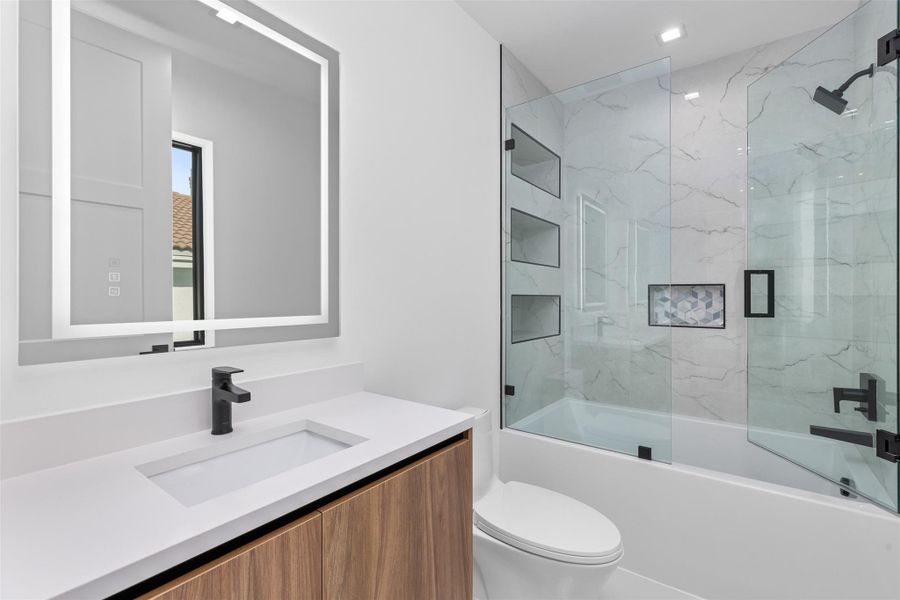 Furnished interior view inside a new home in , Fort Lauderdale (Image 11).