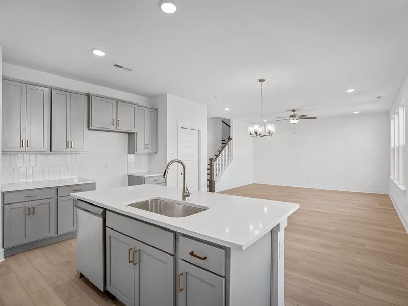 Furnished interior view inside a new home in Woods Crossing, Gallatin (Image 12).