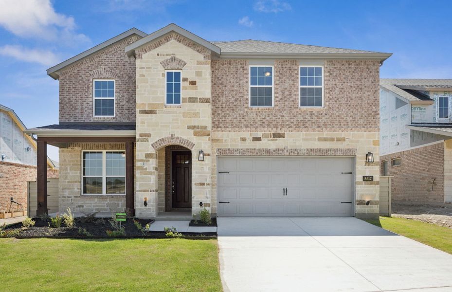 The Sweetwater, a two-story home with 2-car garage