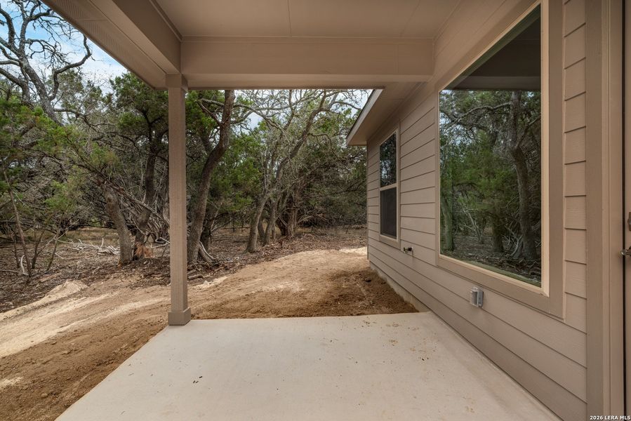 Exterior details and patio area of a home in , Bandera (Image 26). Exterior details and patio area of a home in , Bandera (Image 26).