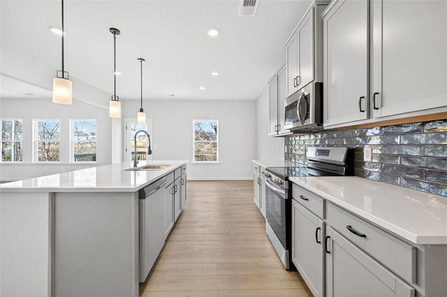 Furnished interior view inside a new home in Garrett Preserve, Douglasville (Image 5).