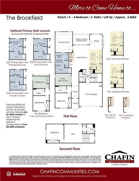 2D floor plan layout of this home in Ponderosa Farms Estates, Gainesville, GA (Image 6).
