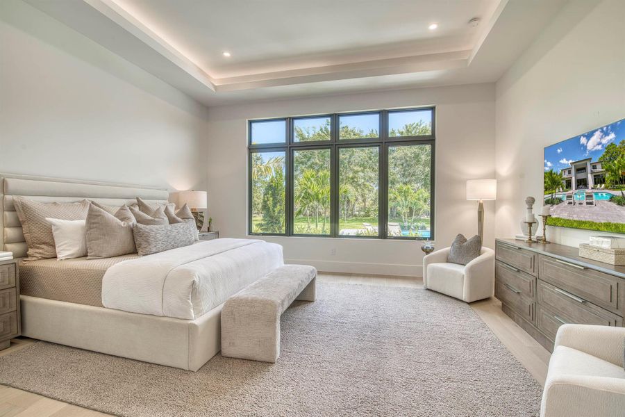 Furnished interior view inside a new home in , Palm Beach Gardens (Image 27).