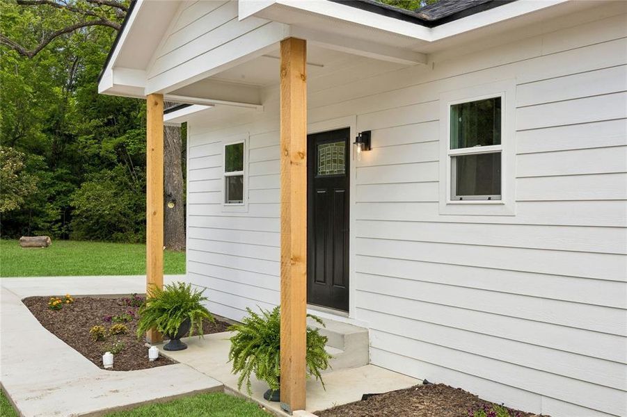Exterior details and patio area of a home in , Canton (Image 3).