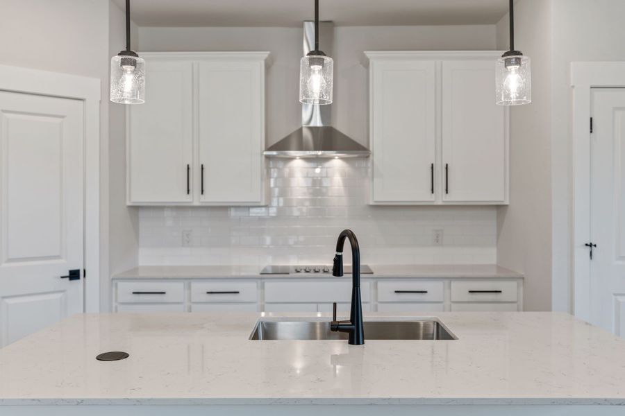 Furnished interior view inside a new home in Lake Park Villas, Wylie (Image 60).