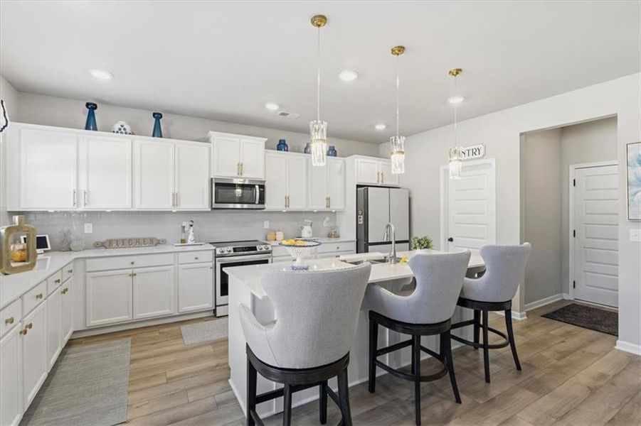 Furnished interior view inside a new home in , Locust Grove (Image 9). Furnished interior view inside a new home in , Locust Grove (Image 9).