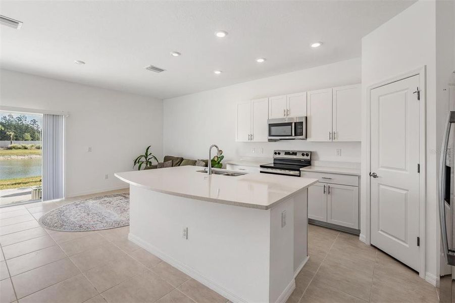 Furnished interior view inside a new home in , Wesley Chapel (Image 17). Furnished interior view inside a new home in , Wesley Chapel (Image 17).