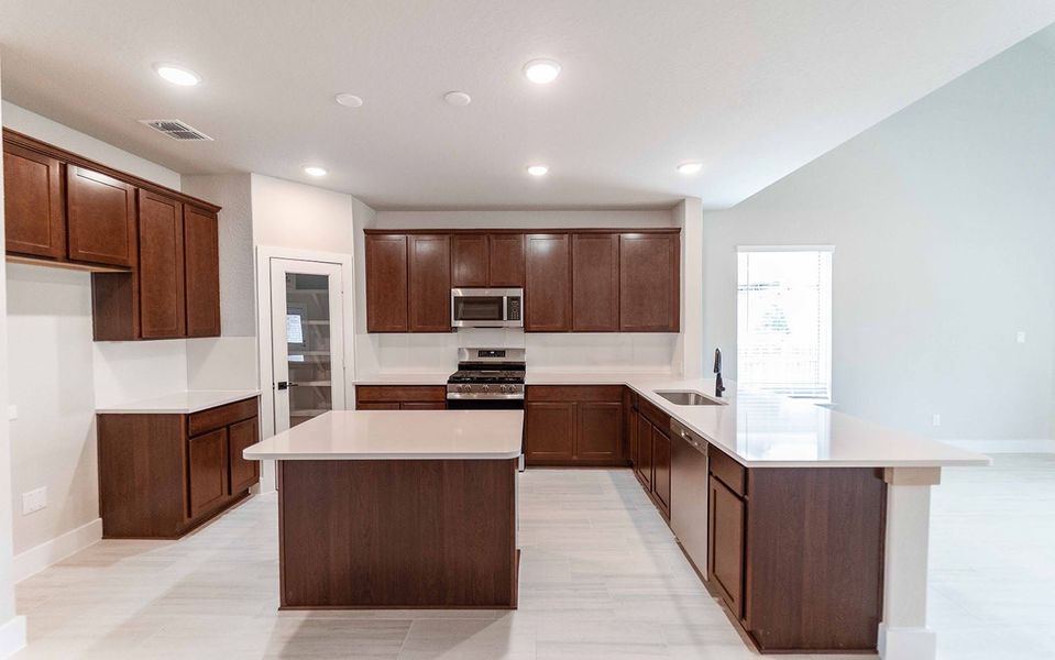 Furnished interior view inside a new home in Arcadia Ridge, San Antonio (Image 4).