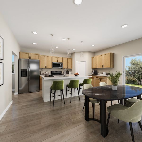 Furnished interior view inside a new home in Lake Bluff, Greeley (Image 12).