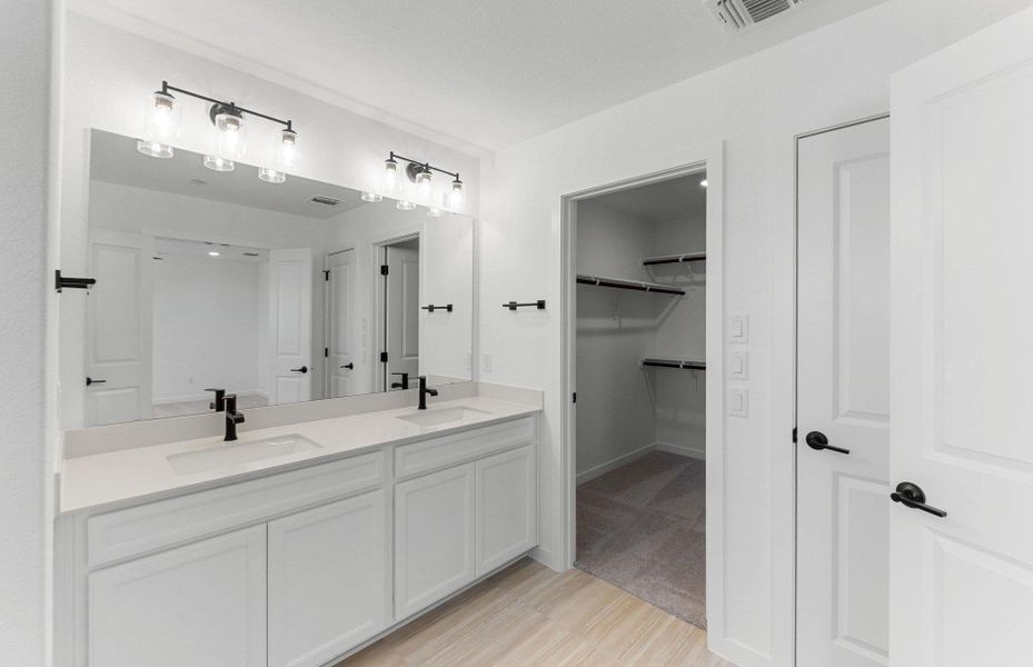 Furnished interior view inside a new home in Monarch on Main, Round Rock (Image 5).