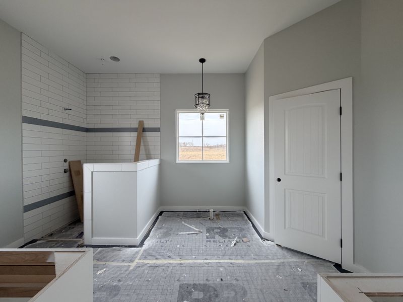 In-progress construction of a new home in Oak Water Ranch, Granbury, TX (Image 20).