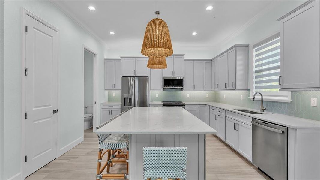 Furnished interior view inside a new home in , Polk City (Image 23).