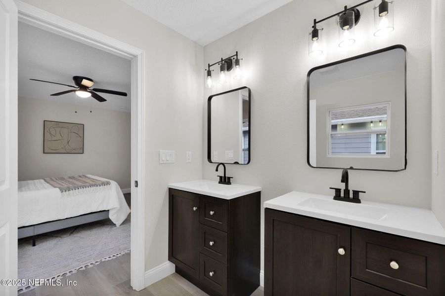 Furnished interior view inside a new home in , Jacksonville (Image 18). Furnished interior view inside a new home in , Jacksonville (Image 18).