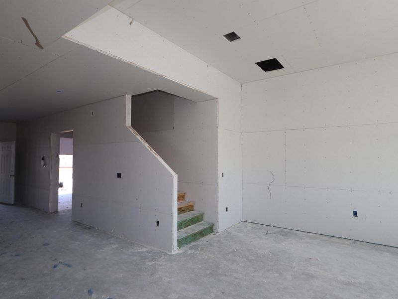 In-progress construction of a new home in Cascades at Onion Creek, Austin, TX (Image 4).