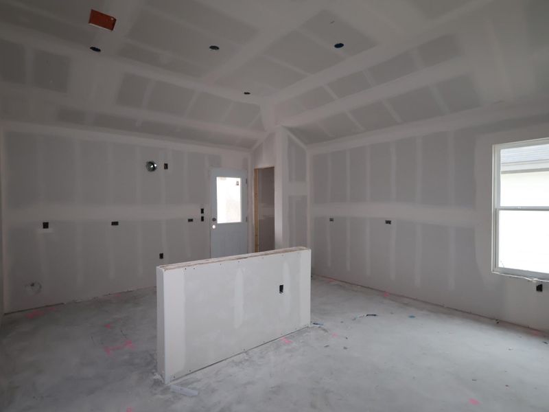 In-progress construction of a new home in Marble Creek Crossing, Austin, TX (Image 4).