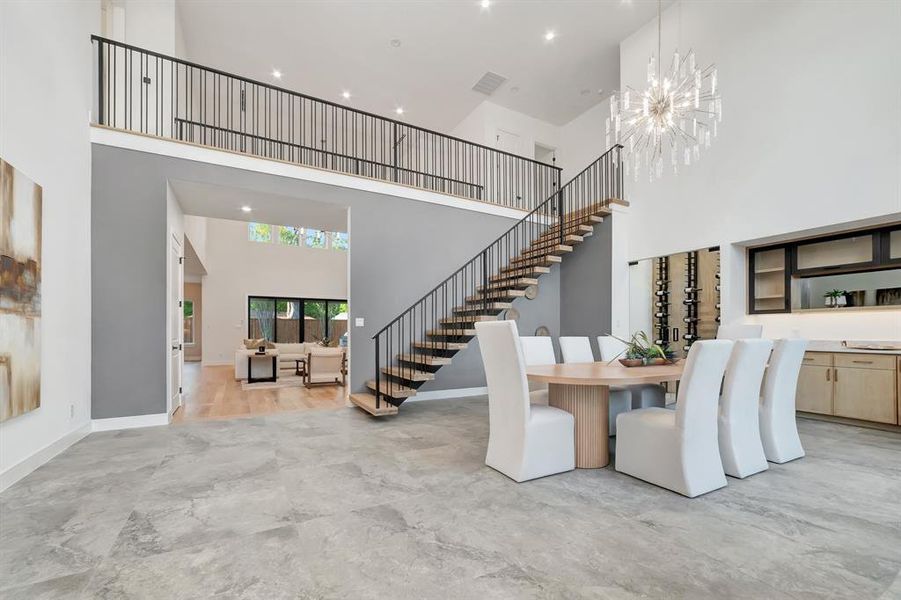 Furnished interior view inside a new home in , Dallas (Image 11).