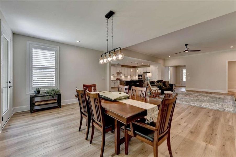 Furnished interior view inside a new home in , Hoschton (Image 41).