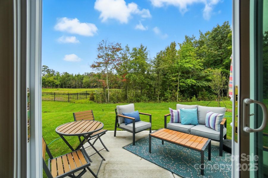 Furnished interior view inside a new home in Waxhaw Landing, Monroe (Image 13).
