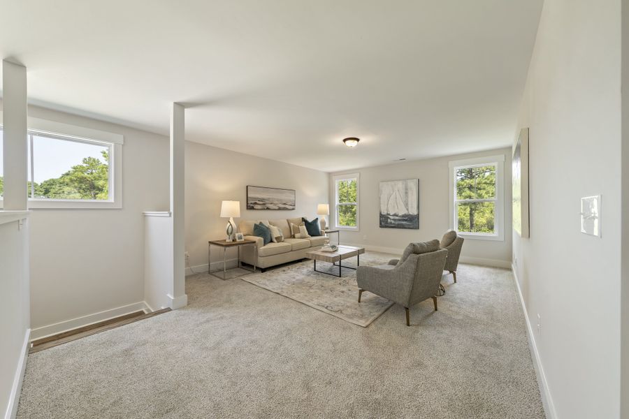 Furnished interior view inside a new home in River Tide Farms, Bolivia (Image 14).