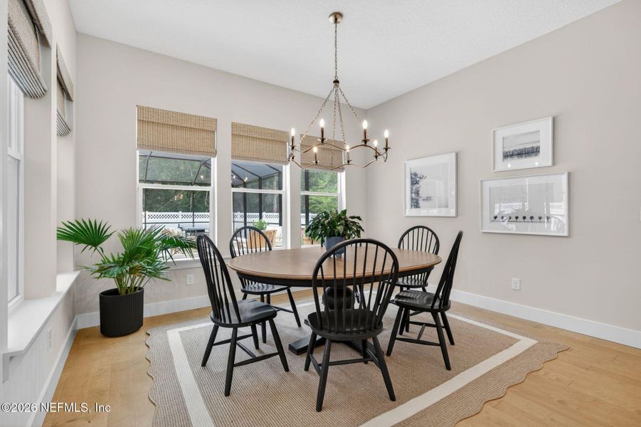 Furnished interior view inside a new home in SilverLeaf, St. Augustine (Image 10).