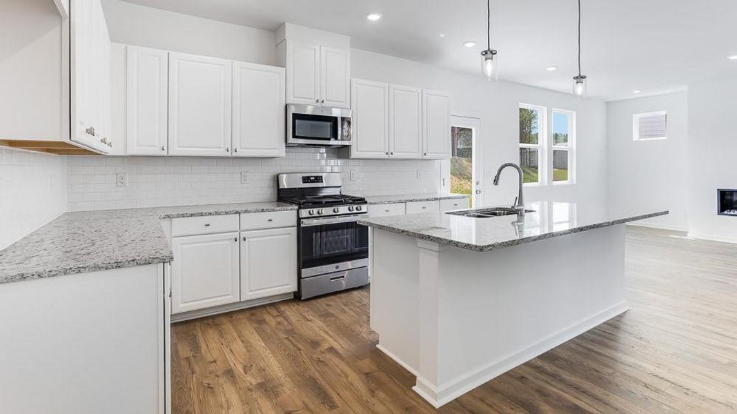 Furnished interior view inside a new home in Heritage River, Euharlee (Image 7).