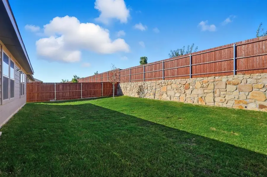 View of fenced backyard View of fenced backyard