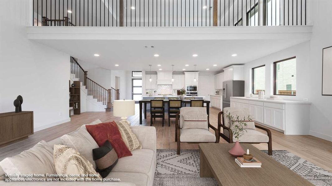 Furnished interior view inside a new home in The Lakes Of Somercrest 60', Midlothian (Image 11). Furnished interior view inside a new home in The Lakes Of Somercrest 60', Midlothian (Image 11).