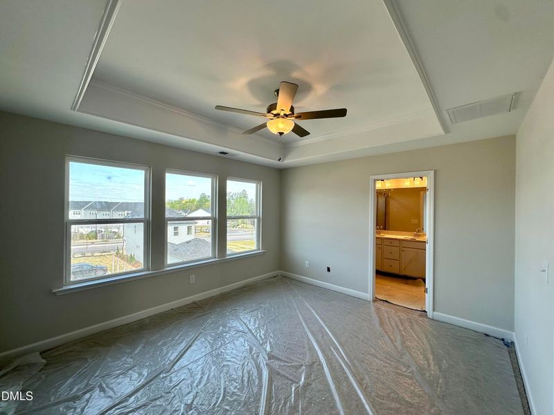 In-progress construction of a new home in Forestville Yard Townhomes, Knightdale, NC (Image 15).