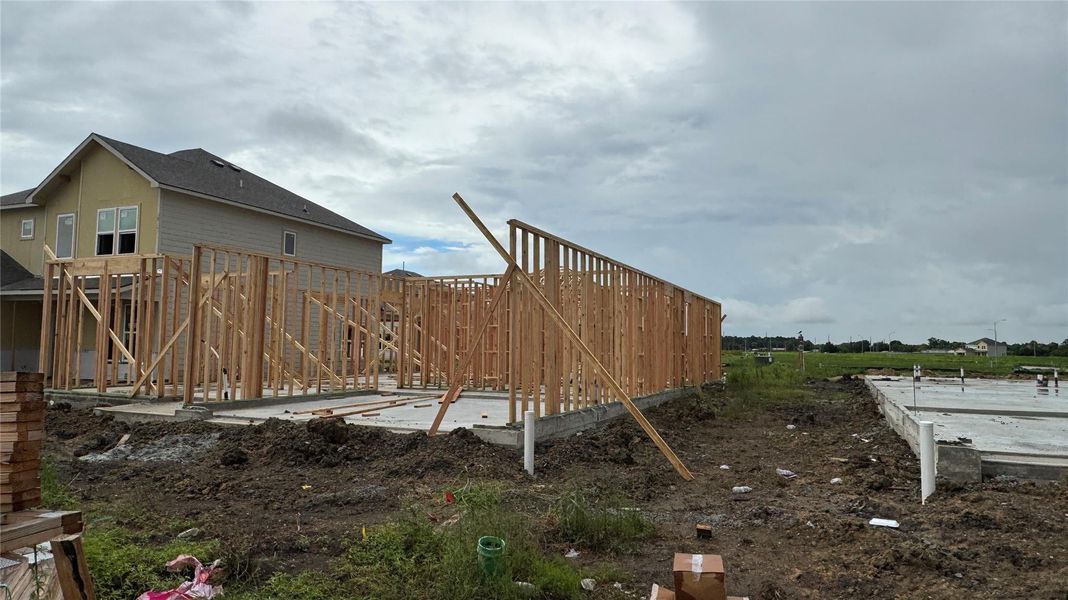 In-progress construction of a new home in Crosby Farms, Crosby, TX (Image 5). In-progress construction of a new home in Crosby Farms, Crosby, TX (Image 5).