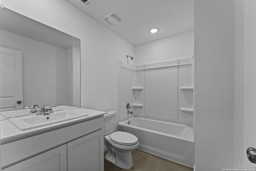 Furnished interior view inside a new home in Steelwood Trails: Watermill Collection, New Braunfels (Image 8).