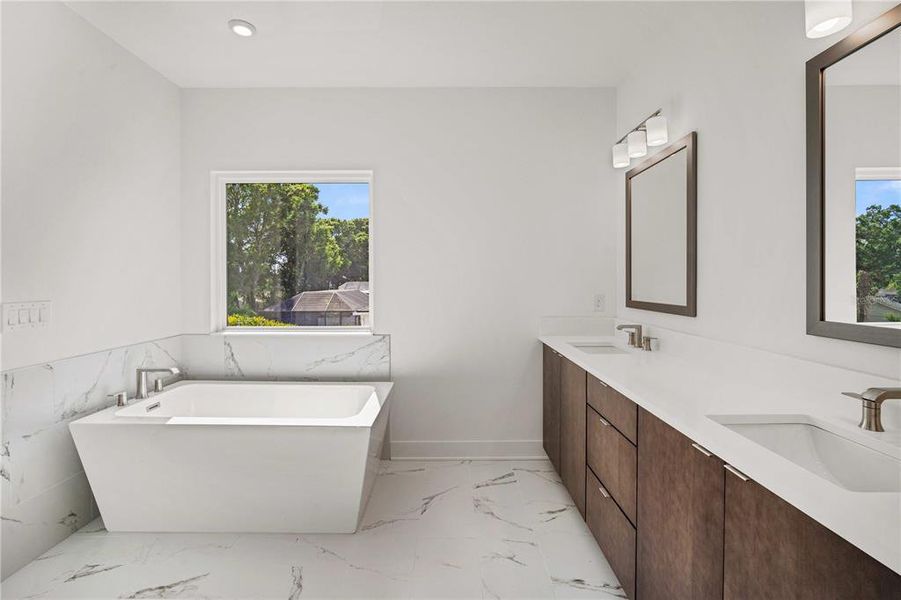 Furnished interior view inside a new home in , Tampa (Image 6).