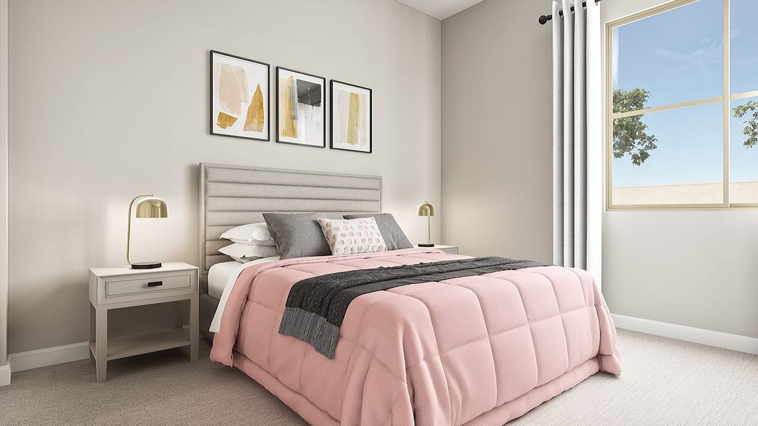 Representative furnished interior of a home built from the Granite Plan 3505 by Tri Pointe Homes in Soleo, San Tan Valley (Image 11).