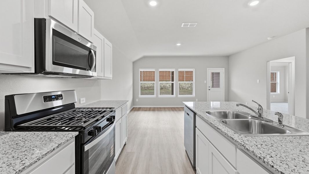 Furnished interior view inside a new home in Rock Creek West, Fort Worth (Image 12). Furnished interior view inside a new home in Rock Creek West, Fort Worth (Image 12).