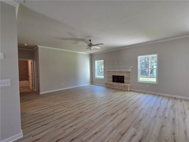 Spacious, unfurnished interior of a new home in River Meadows, Bethlehem (Image 16).