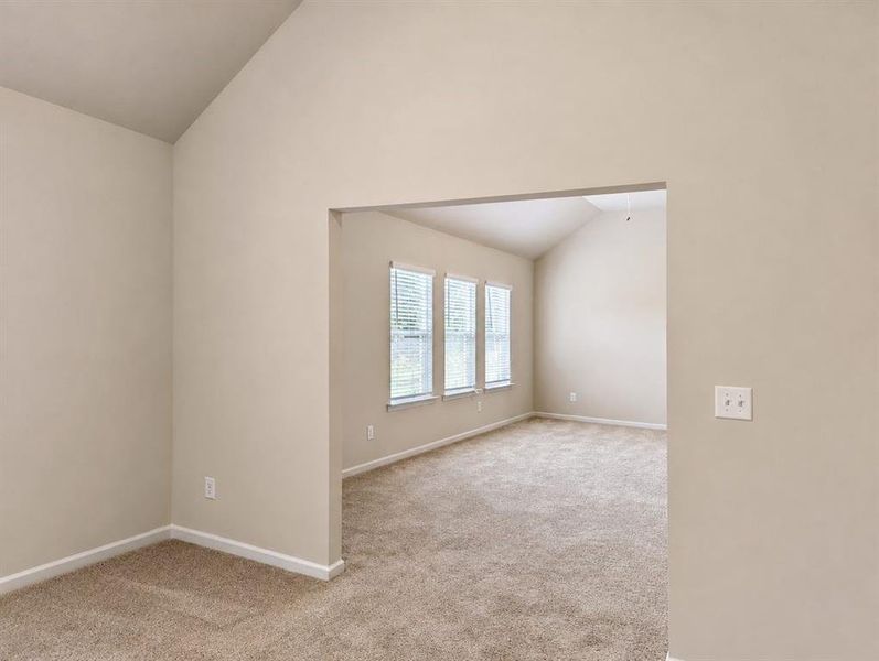 Spacious, unfurnished interior of a new home in Kingsmere Estates, Loganville (Image 23). Spacious, unfurnished interior of a new home in Kingsmere Estates, Loganville (Image 23).