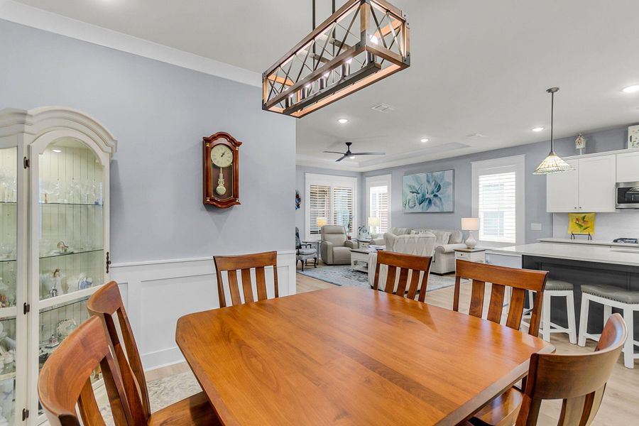 Furnished interior view inside a new home in K. Hovnanian's® Four Seasons at Lakes of Cane Bay, Summerville (Image 10).