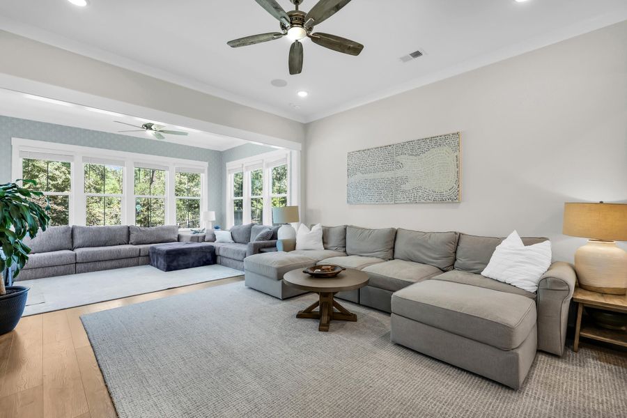 Furnished interior view inside a new home in Wando Village, Charleston (Image 11).