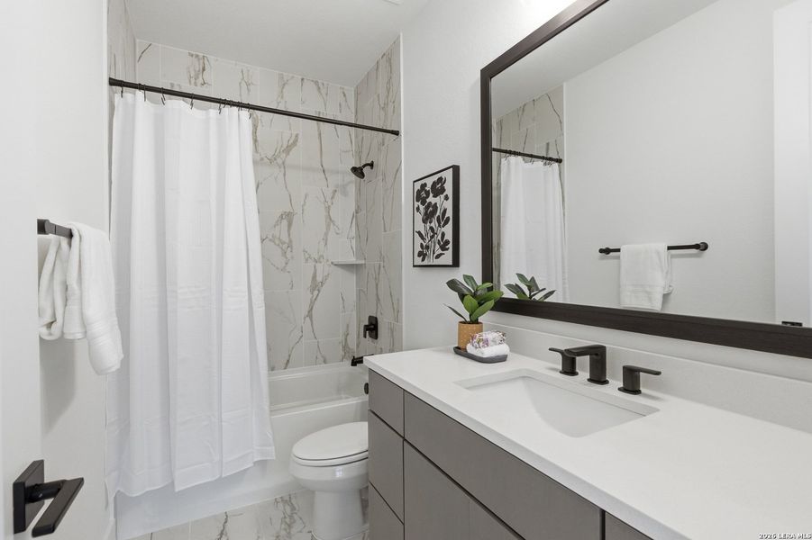 Furnished interior view inside a new home in , Austin (Image 21).