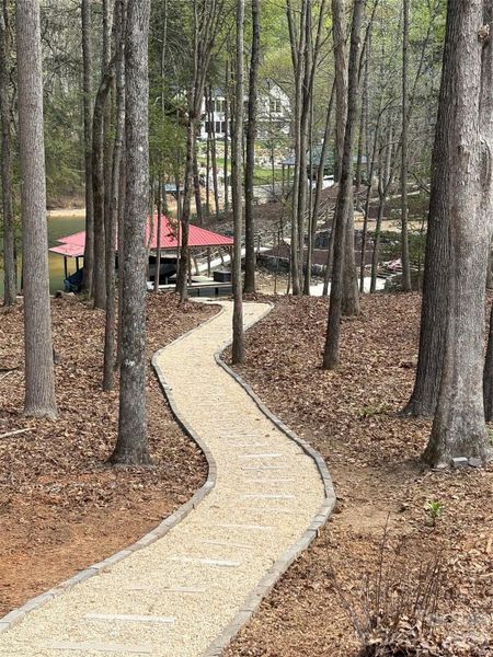 Gorgeous path to your private dock